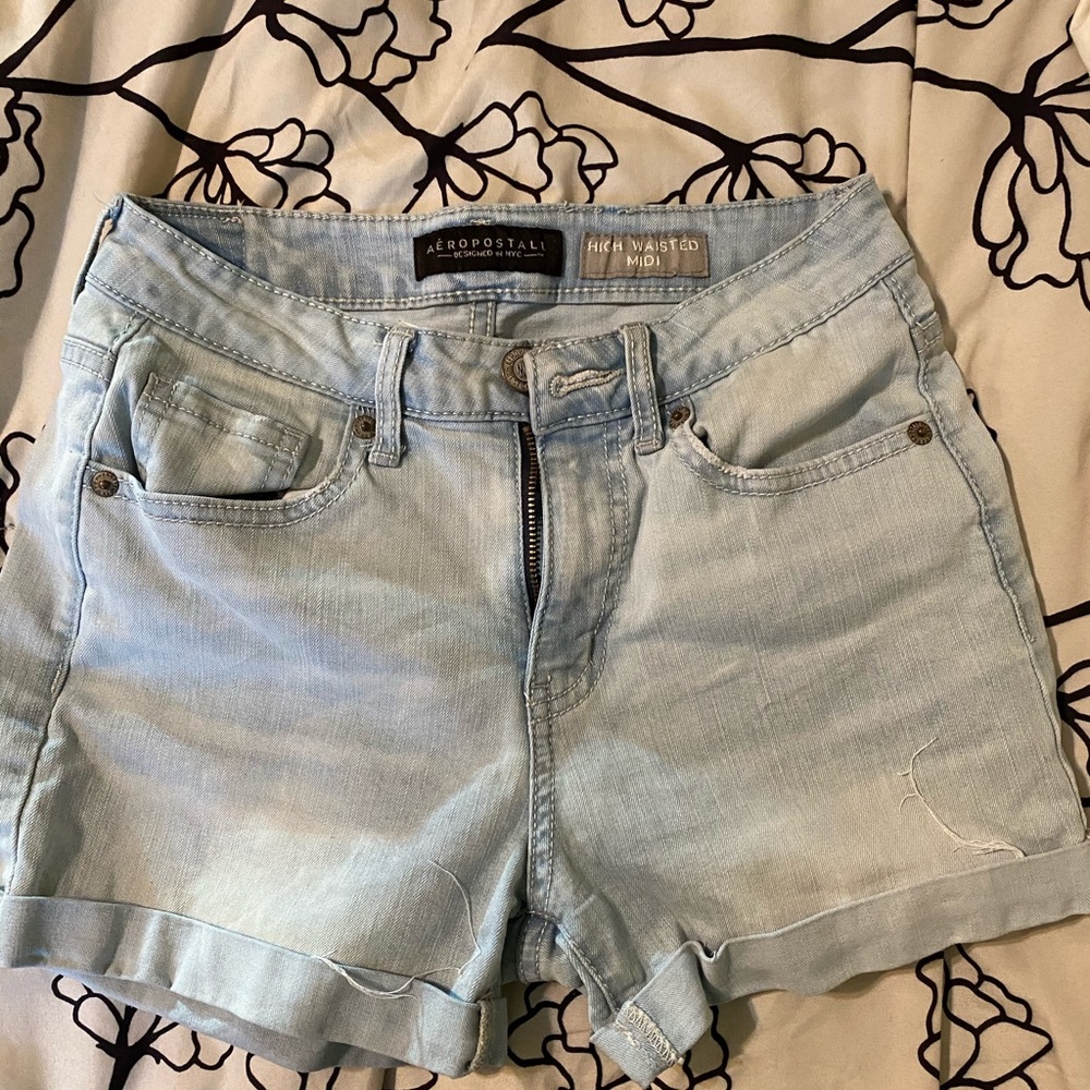 Denim shorts
